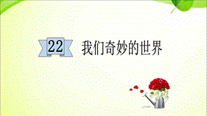 部编版三下语文22我们奇妙的世界课件.ppt