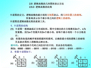 卡诺图知识介绍ppt课件.ppt