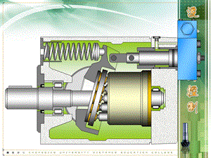 变量轴向柱塞泵结构和工作原理(动画)ppt课件.ppt
