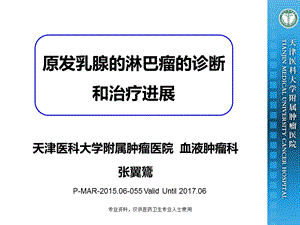 原发乳腺的淋巴瘤的诊断和治疗进展ppt课件.ppt