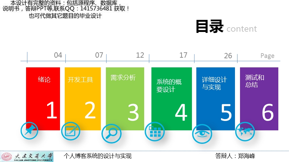 基于PHP个人博客的设计与实现毕业设计答辩ppt课件.ppt_第2页