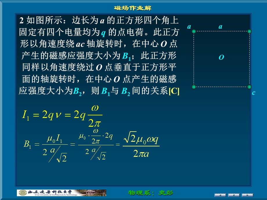 大学物理第9章磁场(作业讲解)ppt课件.ppt_第3页