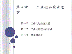 发展经济学ppt课件第六章工业化和农业进步.ppt