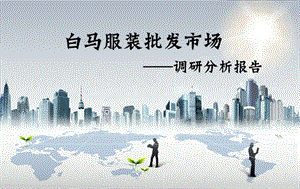 商业物业—白马服装市场ppt课件.ppt