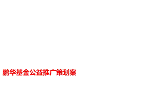 鹏华基金公益推广策划案课件.ppt