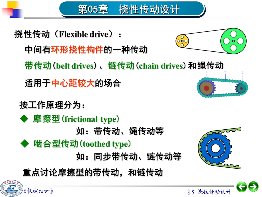 华中科技大学—机械设计—第05章挠性传动设计ppt课件.ppt_第1页