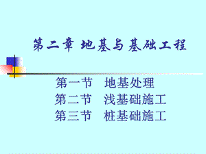 地基与基础工程ppt课件.ppt