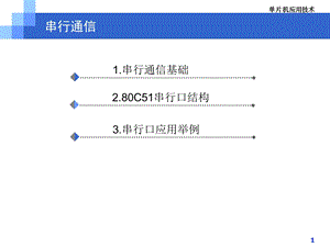 单片机串行通信ppt课件.pptx