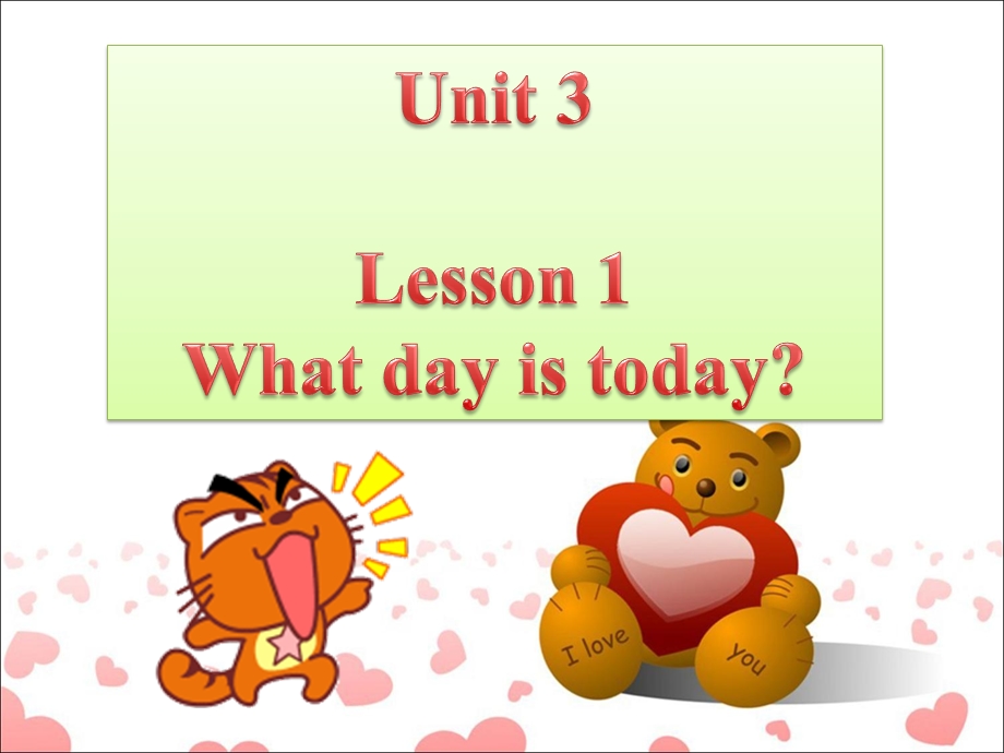 鲁科版四年级英语上册课件Unit3Lesson1Whatdayistoday.ppt_第1页