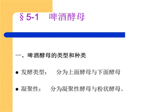 啤酒生产技术啤酒发酵ppt课件.pptx