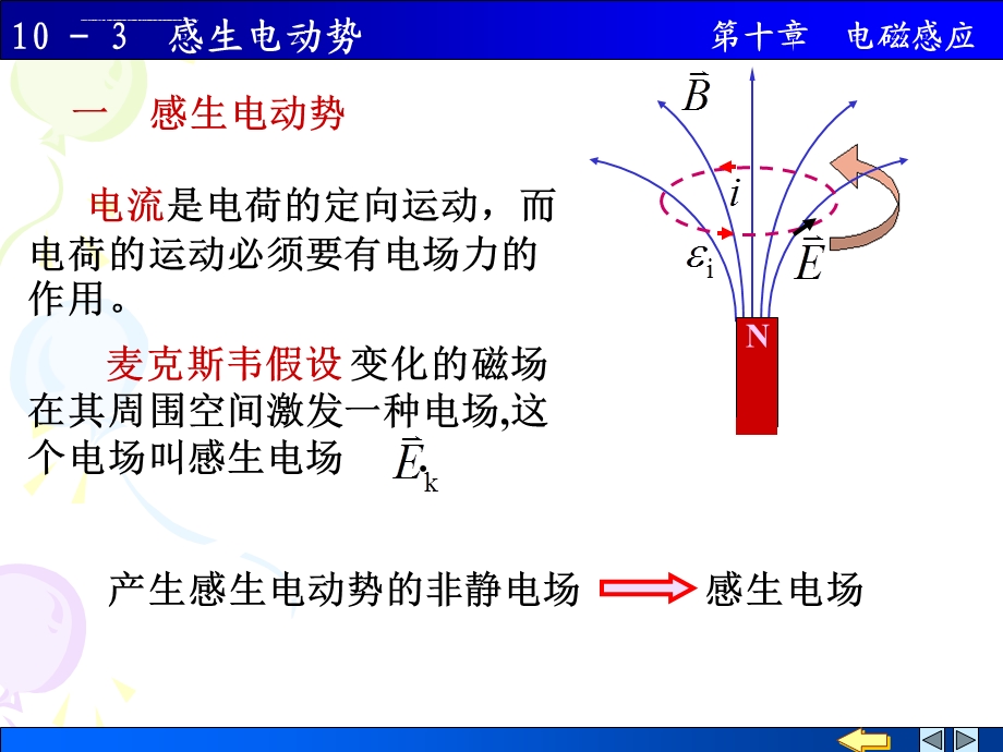 大学物理10 3 感生电动势ppt课件.ppt_第1页