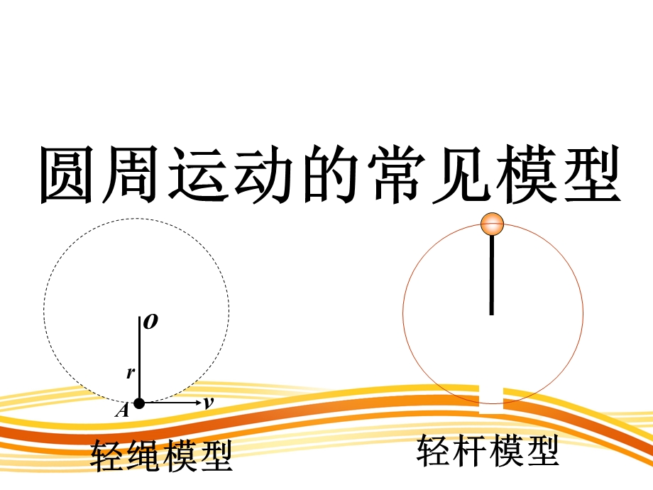 圆周运动的常见模型ppt课件.ppt_第1页