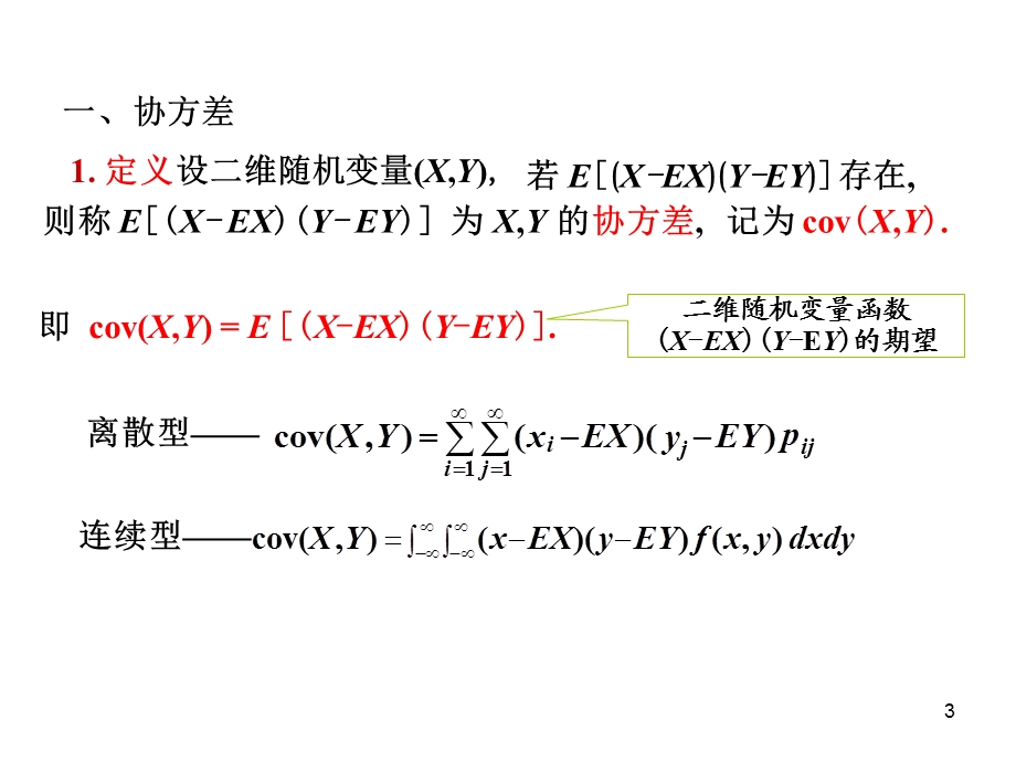 南昌大学概率论协方差和相关系数ppt课件.ppt_第3页