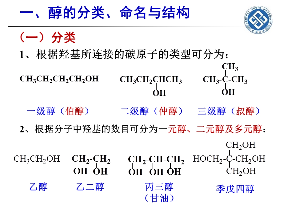 医用有机化学第6章醇酚 教学ppt课件.ppt_第3页