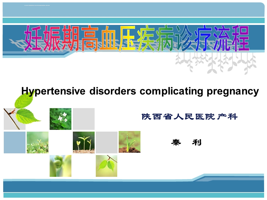 妊娠高血压疾病诊治要点ppt课件.ppt_第1页