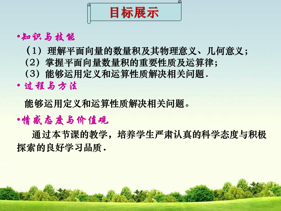 平面向量的数量积的概念及物理意义ppt课件.ppt_第3页