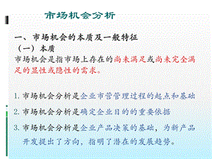 市场机会分析ppt课件.ppt