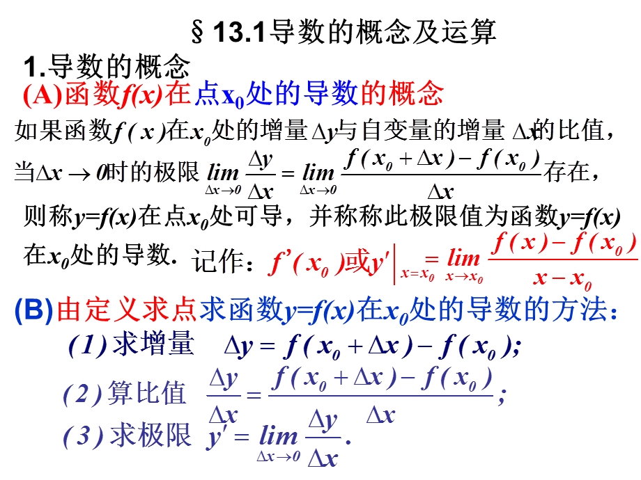 导数知识点填空版PPT课件.ppt_第1页