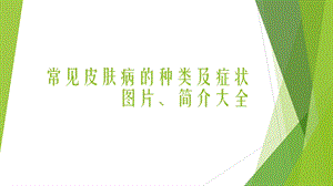 常见皮肤病的种类及症状图片、简介大全ppt课件.pptx