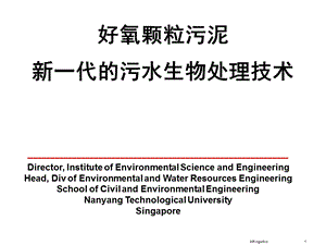 好氧颗粒污泥培养ppt课件.ppt