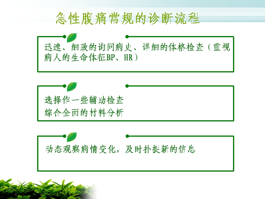 急性腹痛的鉴别诊断ppt课件.ppt_第3页