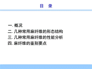 常用麻纤维的鉴别ppt课件.ppt