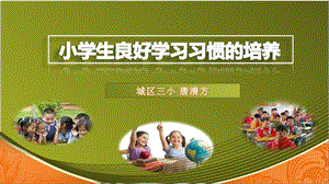 小学生学习习惯的培养ppt课件.pptx