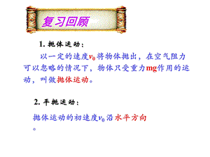 平抛运动典型例题ppt课件.ppt