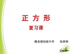 正方形复习课ppt课件.ppt