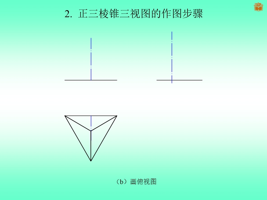 正三棱锥的三视图及其作图步骤ppt课件.ppt_第3页