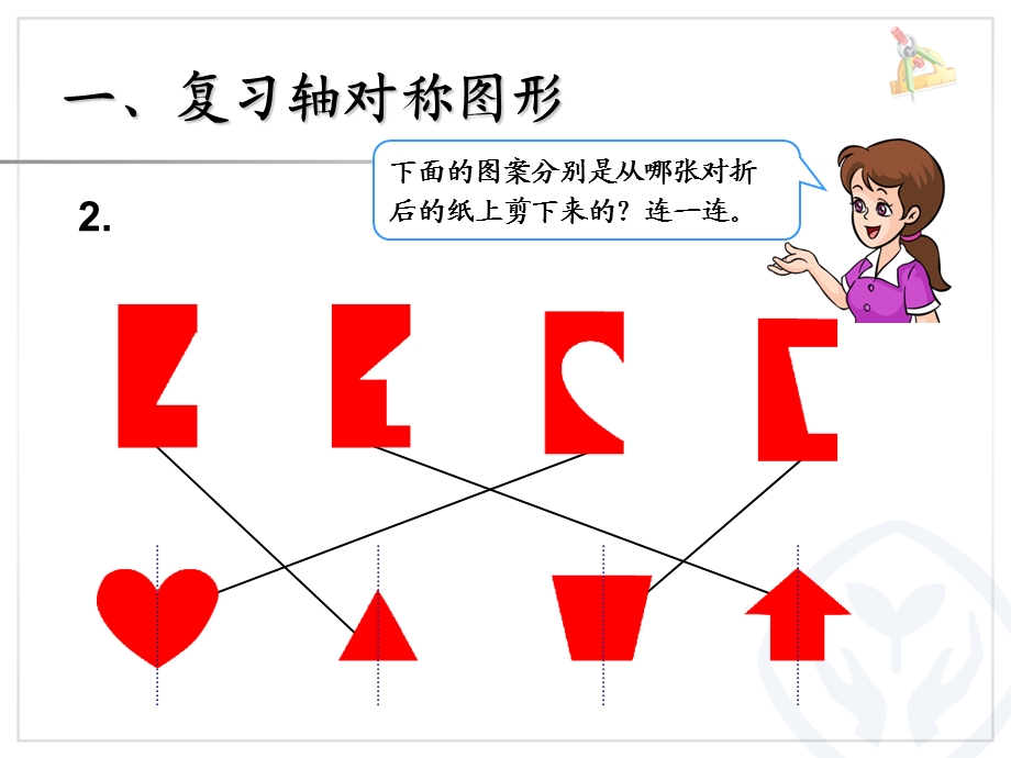 新人教版二年级数学下册图形的运动总复习PPT课件.ppt_第3页