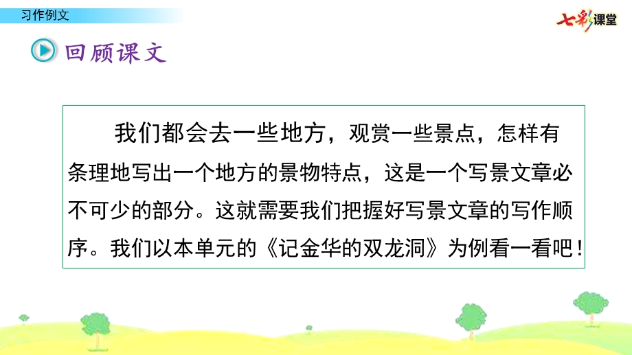 新人教部编版四年级语文下册PPT课件—习作例文.pptx_第2页