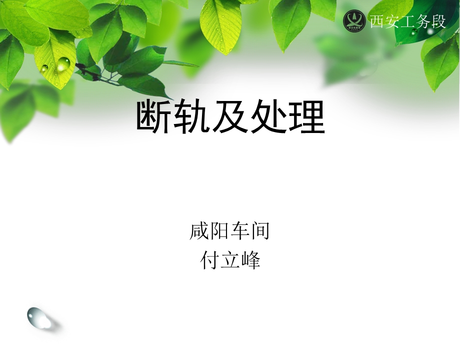 断轨及处理ppt课件.ppt_第1页