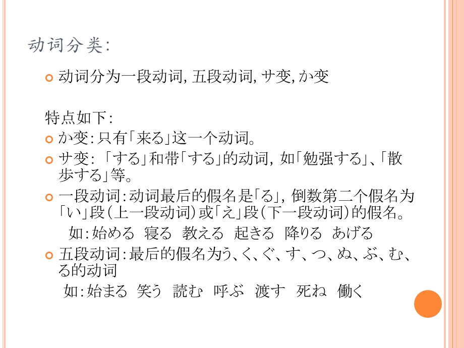 新版标准日本语初级上动词形容词活用个人整理ppt课件.ppt_第2页