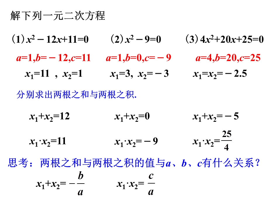 新浙教版八年级下2.4一元二次方程根与系数的关系ppt课件.ppt_第2页