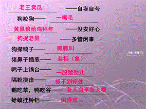 歇后语题目填空、应用填空、新课ppt课件.ppt