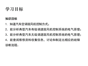 汽车检测与维修技术 项目12鼓风机无风故障诊断与排除ppt课件.ppt