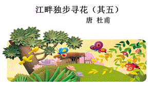 江畔独步寻花（其五）ppt课件.ppt