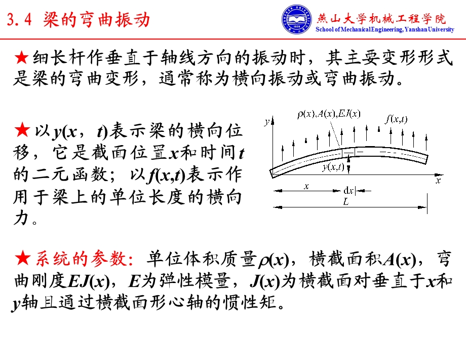 梁的横向振动ppt课件.ppt_第1页