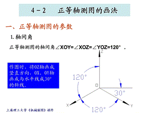 机械工程制图教程42 正等轴测图的画法ppt课件.ppt