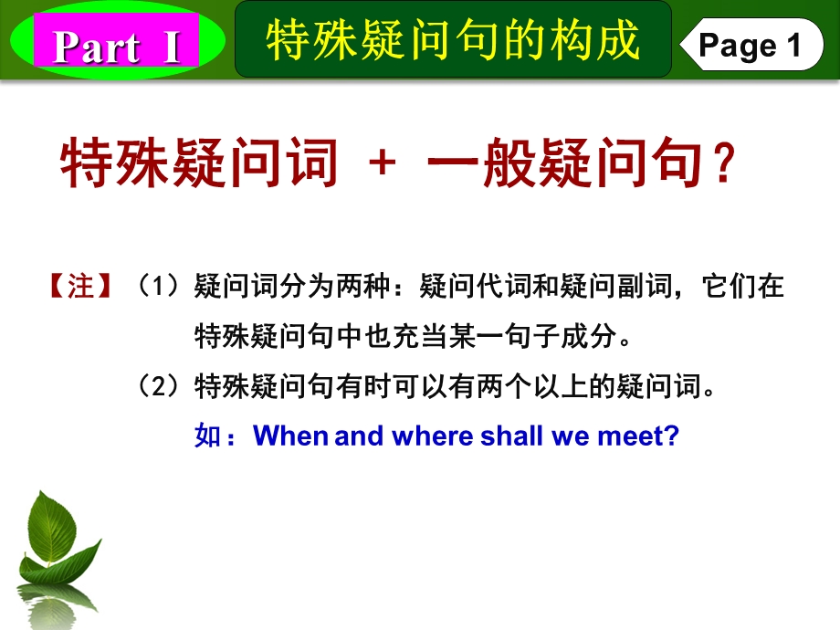 特殊疑问句详解ppt课件.ppt_第3页