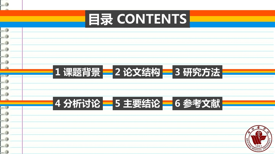 潍坊医学院本科毕业答辩ppt课件模板.ppt_第2页