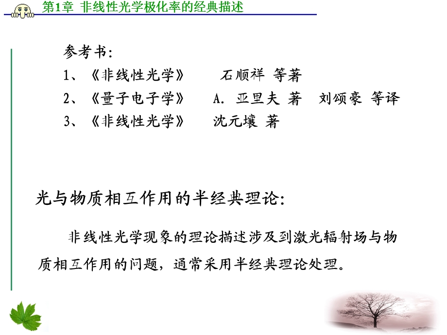 第1章非线性光学极化率的经典描述ppt课件.ppt_第2页