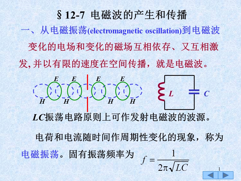 电磁波的产生和传播ppt课件.ppt_第1页