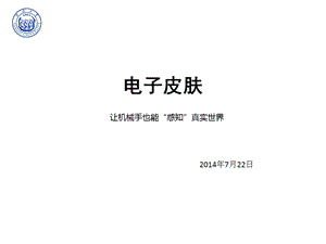 电子皮肤 传感器前沿科技ppt课件.ppt