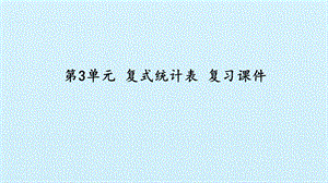 第三单元 复式统计表 复习课ppt课件.pptx