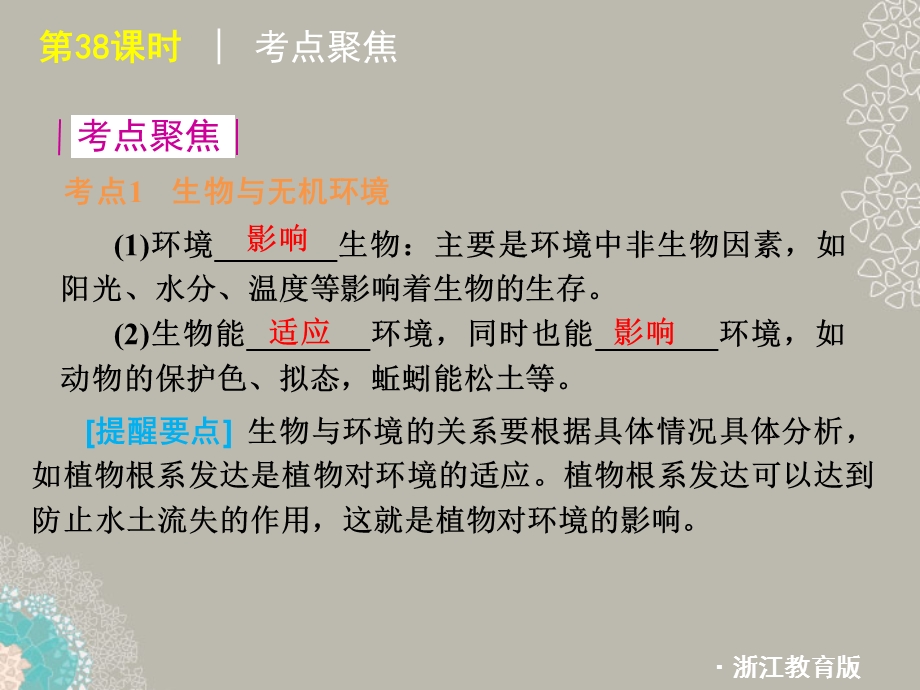 浙江省绍兴市中考科学一轮复习：第3课时《种群、群落和生态系统》ppt课件 浙教版.ppt_第2页