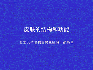 皮肤的结构和功能ppt课件.ppt