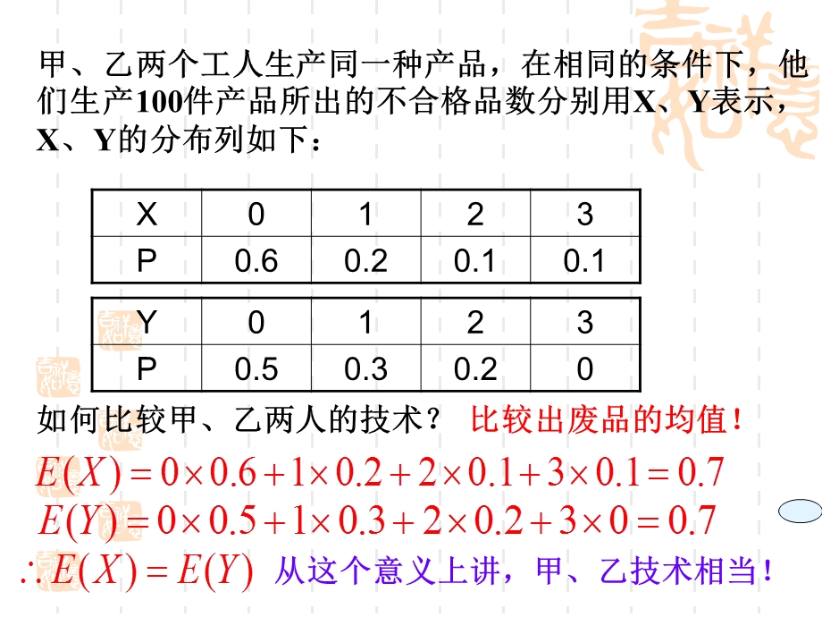 离散型随机变量的方差和标准差ppt课件.ppt_第2页