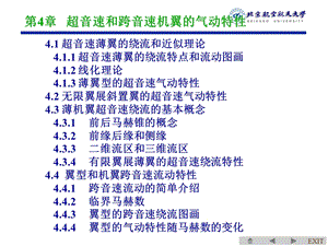 第4章 超音速和跨音速机翼的气动特性ppt课件.ppt